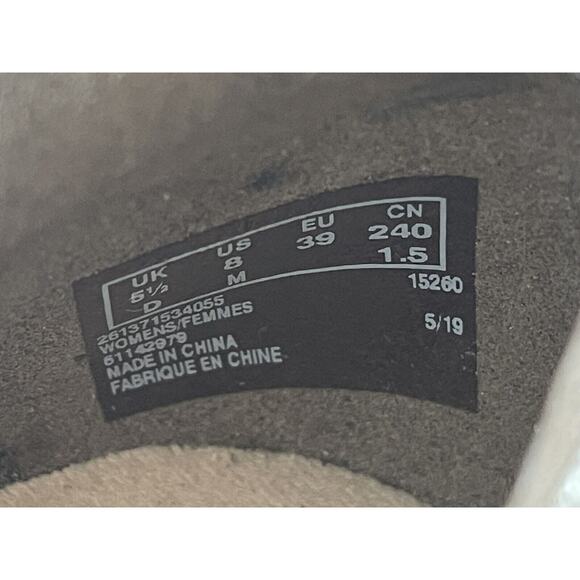 Clarks Collection Ultimate Comfort Heels Pumps Size 8 Pewter & Black - Picture 4 of 11